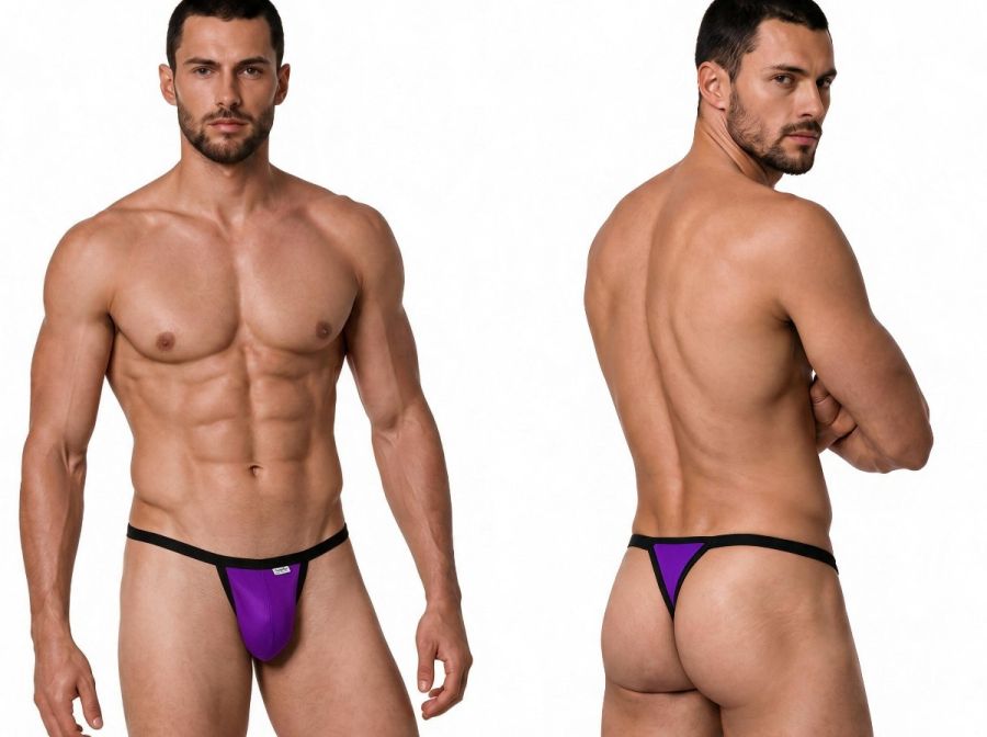 CandyMan Sleek Minimalist Thongs - Orchid