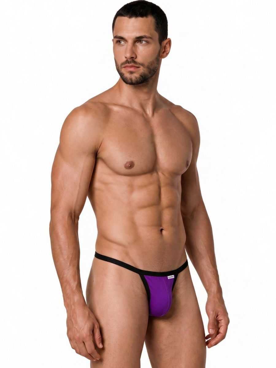 CandyMan Sleek Minimalist Thongs - Orchid