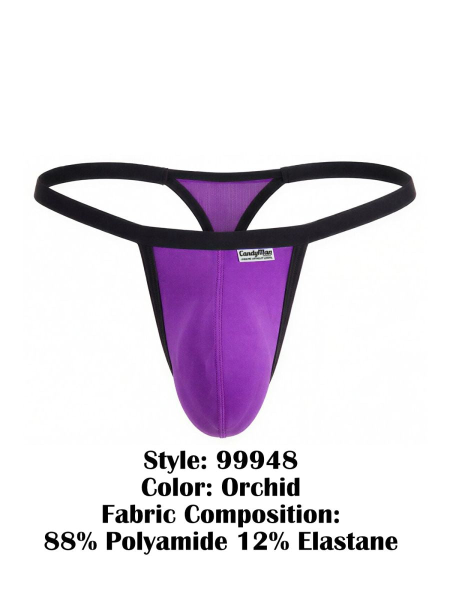 CandyMan Sleek Minimalist Thongs - Orchid