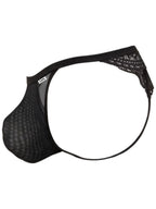 CandyMan 99969 Men's Underwear Mesh Lace Seductive Thongs Color Black