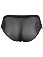 CandyMan 99970 Men's Underwear Seductive Mesh Lace Briefs Color Black