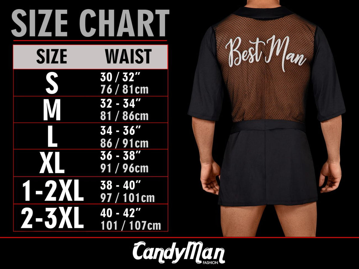 CandyMan Cowboy Trunks Back Pocket Cutout - Denim Blue