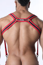 CELLBLOCK 13 Carbon Shadow Body Harness - Red