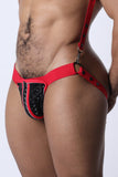 CELLBLOCK 13 Carbon Shadow Jock Pouch - Red