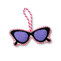 Needlepoint Icon Ornament - Cat Eye Sunglasses