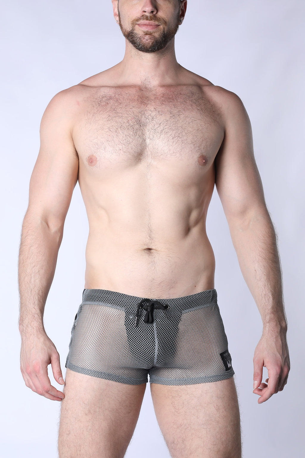 CELLBLOCK 13 Chain Reaction Mesh Jock Short - Gray
