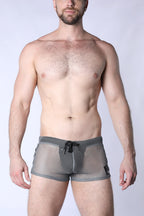 CELLBLOCK 13 Chain Reaction Mesh Jock Short - Gray