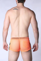 CELLBLOCK 13 Chain Reaction Mesh Jock Short - Orange