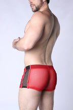 CELLBLOCK 13 Chain Reaction Mesh Jock Short - Red