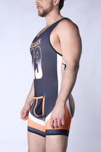 CELLBLOCK 13 Chain Reaction Singlet Jock - Orange