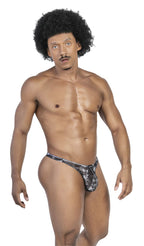 Clever Moda 3-Pack Australian Latin Thongs - Black-Orange-Black