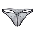 Clever Moda 3-Pack Australian Latin Thongs - Black-Orange-Black