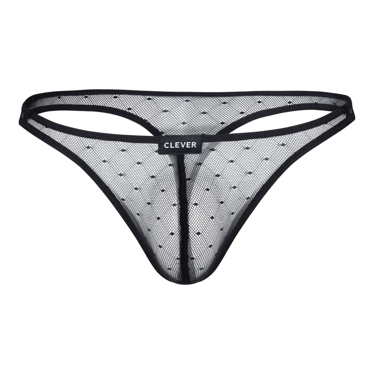 Clever Moda 3-Pack Australian Latin Thongs - Black-Orange-Black