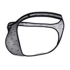 Clever Moda 3-Pack Australian Latin Thongs - Black-Orange-Black