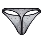 Clever Moda 3-Pack Australian Latin Thongs - Black-Orange-Black