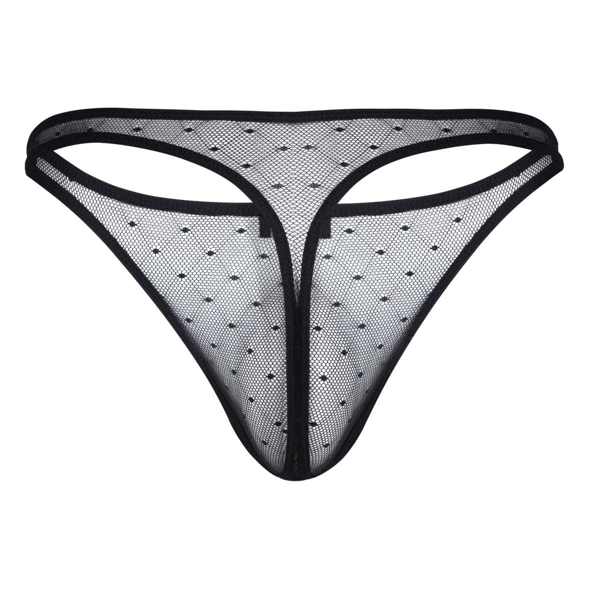 Clever Moda 3-Pack Australian Latin Thongs - Black-Orange-Black