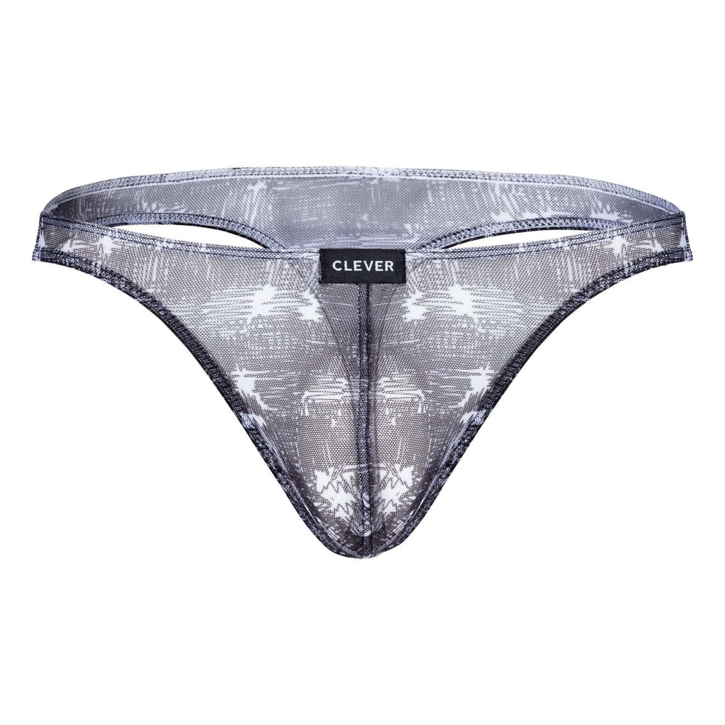 Clever Moda 3-Pack Australian Latin Thongs - Black-Orange-Black