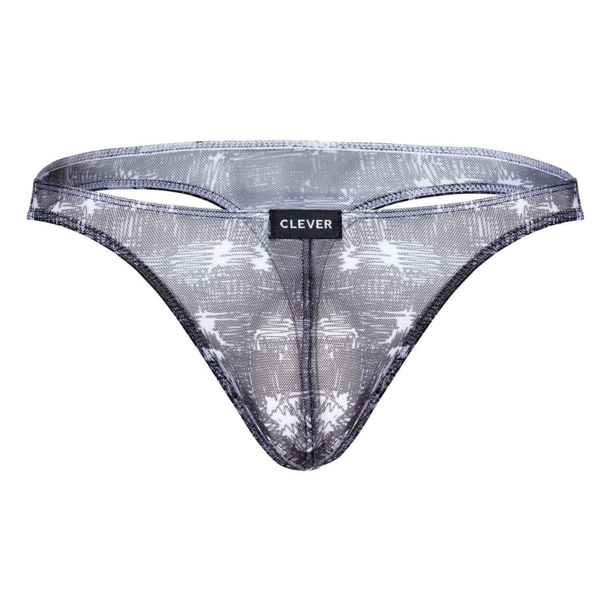 Clever Moda 3-Pack Australian Latin Thongs - Black-Orange-Black