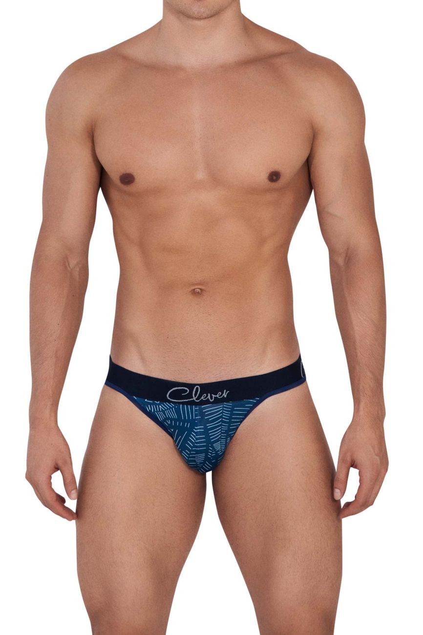 Clever Moda Lush Thongs - Dark Blue