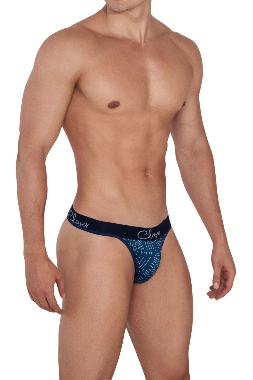 Clever Moda Lush Thongs - Dark Blue