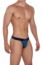 Clever Moda Lush Thongs - Dark Blue
