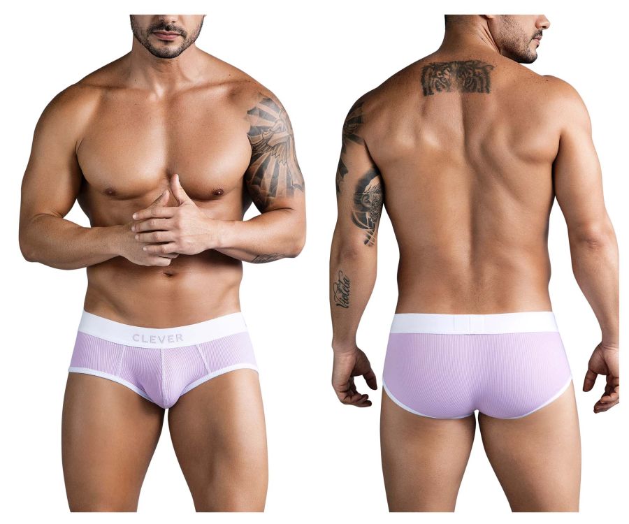 Clever Moda Colors Briefs - Lilac