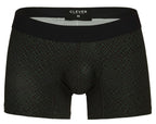 Clever Moda Laberin Mid Length Trunks - Black