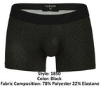 Clever Moda Laberin Mid Length Trunks - Black