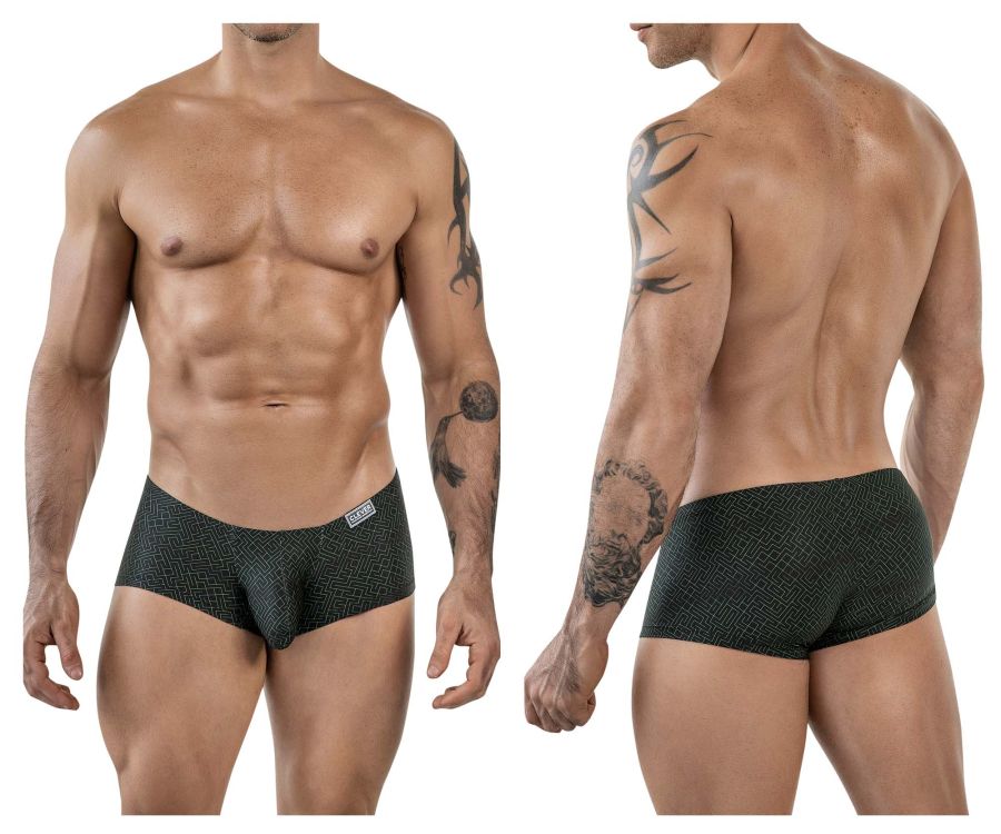 Clever Moda Laberin Low Rise Trunks - Black