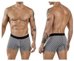 Clever Moda Cuadricula Trunks - White