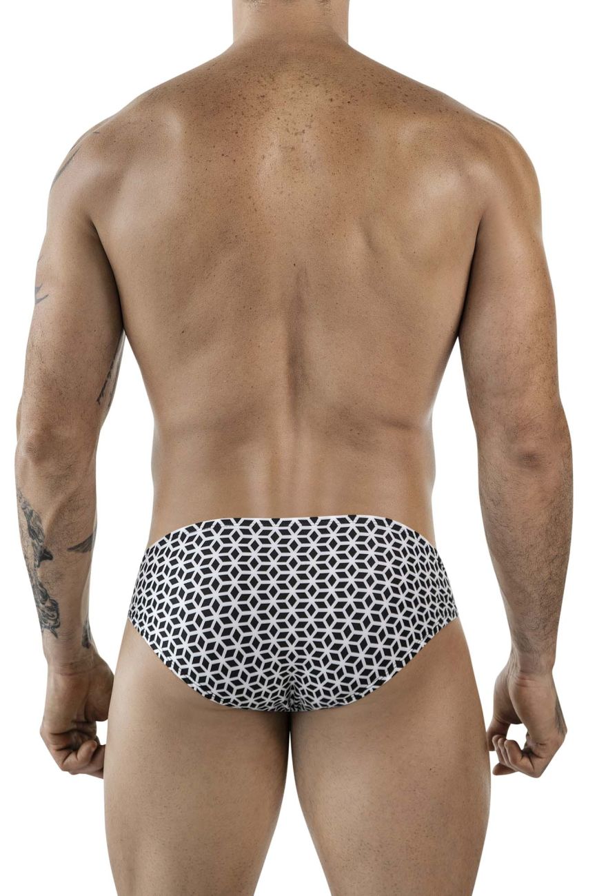 Clever Moda Cuadricula Bikini - White
