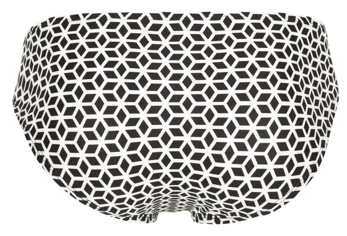 Clever Moda Cuadricula Bikini - White