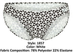 Clever Moda Cuadricula Bikini - White
