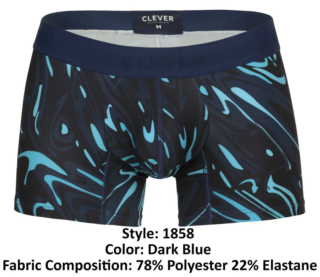 Clever Moda Grosh Athletic Trunks - Dark Blue