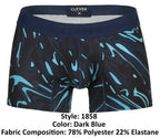 Clever Moda Grosh Athletic Trunks - Dark Blue