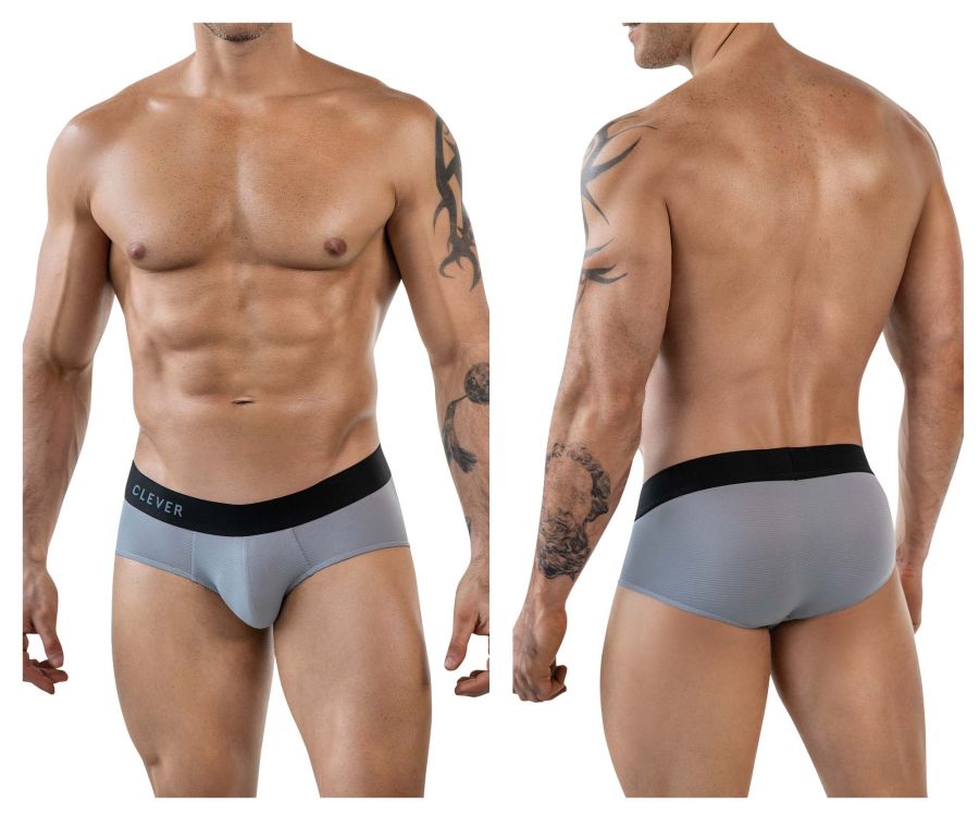 Clever Moda Oneal Briefs - Gray