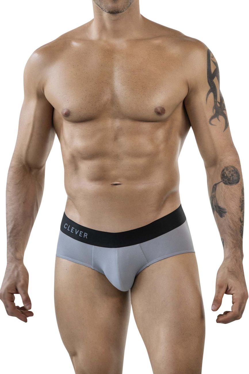 Clever Moda Oneal Briefs - Gray