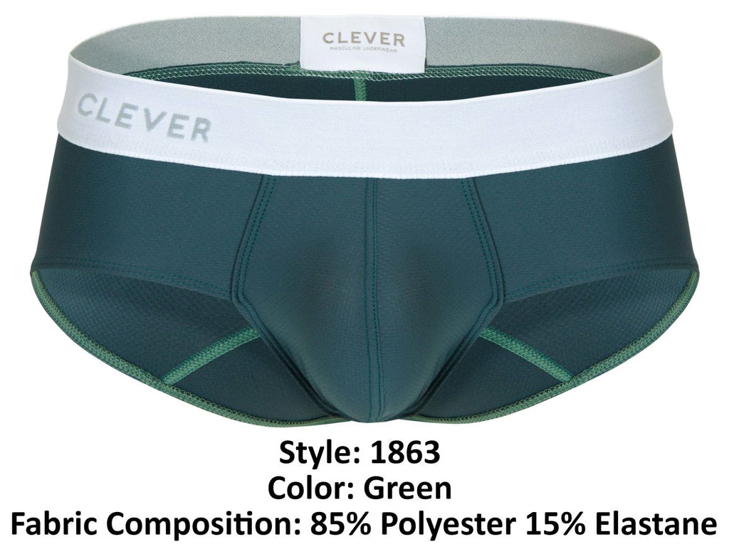 Clever Moda Lecler Briefs - Green