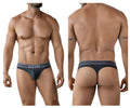 Clever Moda Raw Thongs - Dark Gray