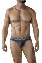 Clever Moda Raw Thongs - Dark Gray