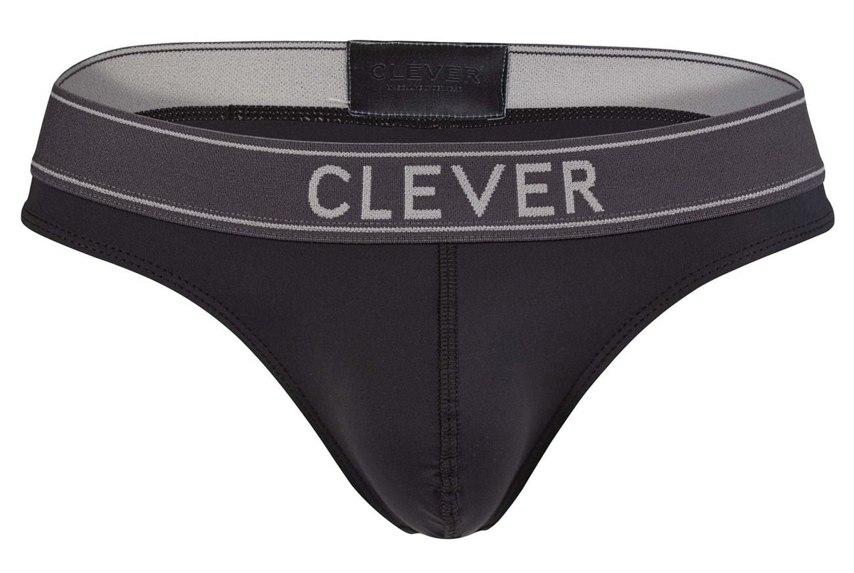 Clever Moda Raw Thongs - Dark Gray