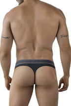 Clever Moda Raw Thongs - Dark Gray