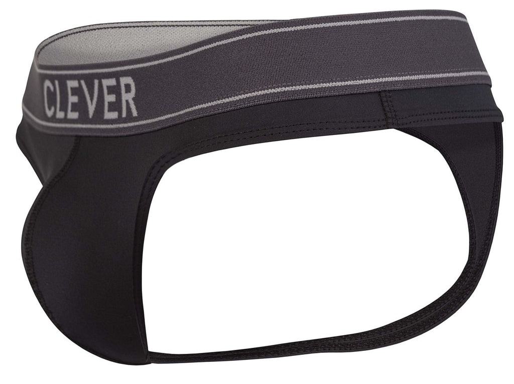 Clever Moda Raw Thongs - Dark Gray