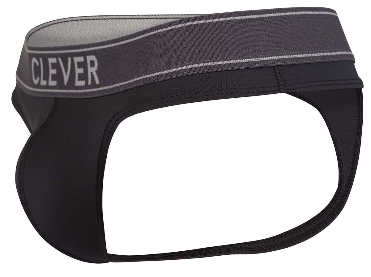 Clever Moda Raw Thongs - Dark Gray
