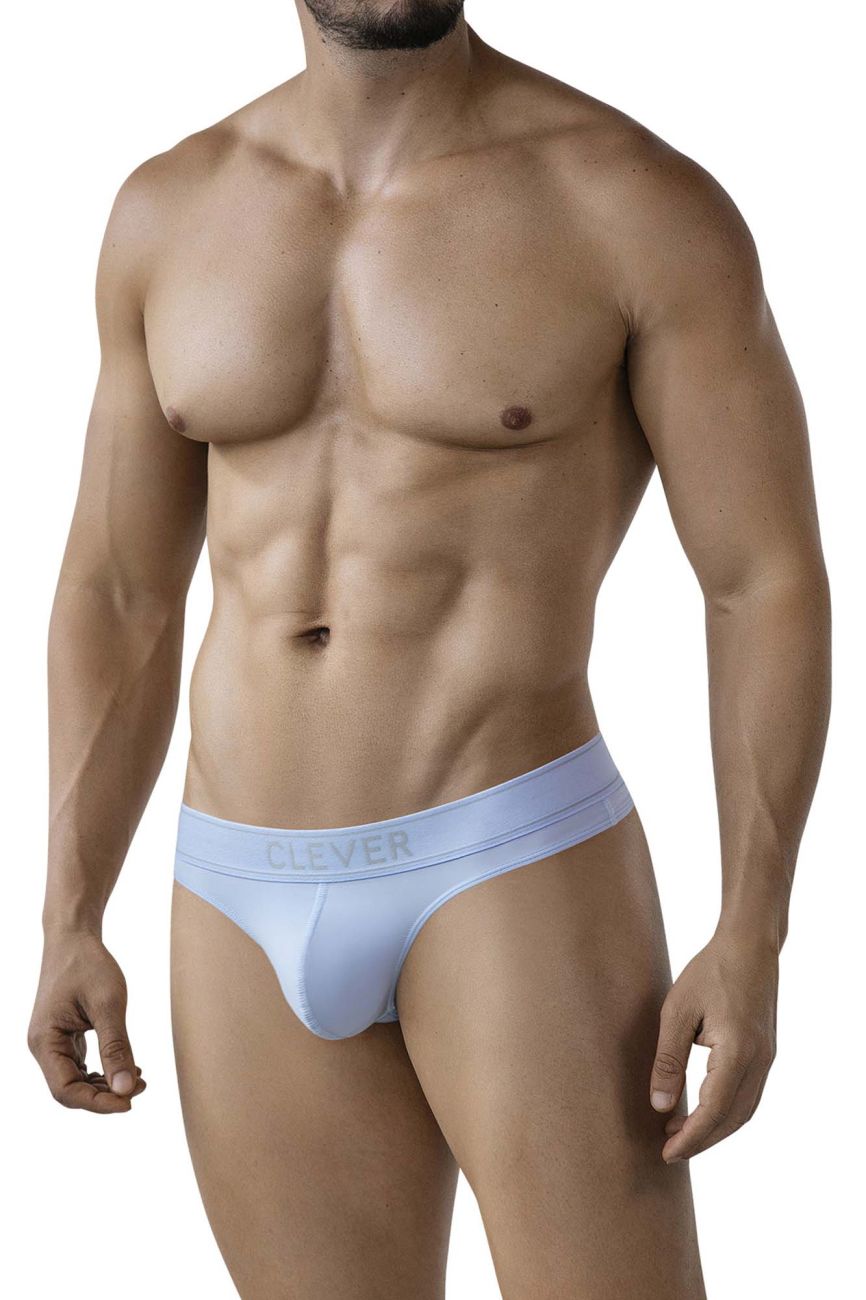 Clever Moda Raw Thongs - Light Blue