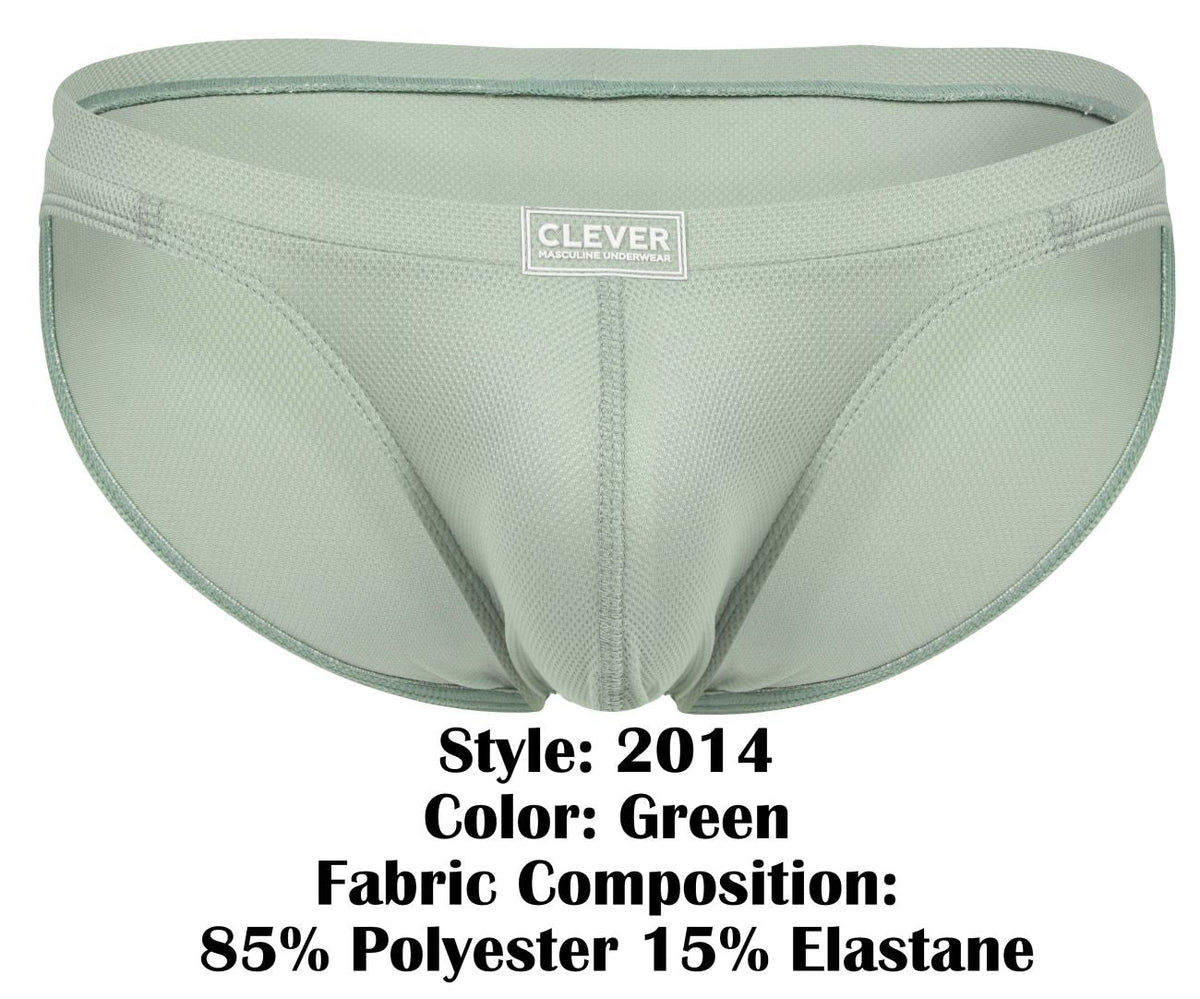 Clever Moda Reto Briefs - Green
