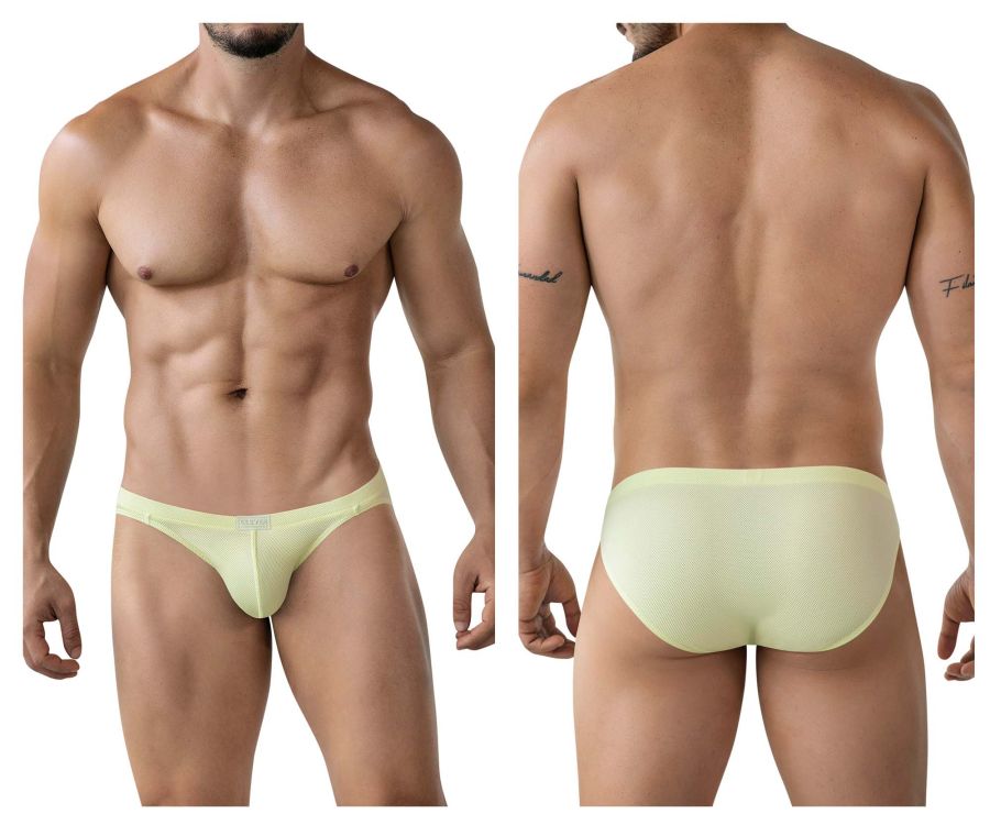 Clever Moda Reto Briefs - Light Yellow