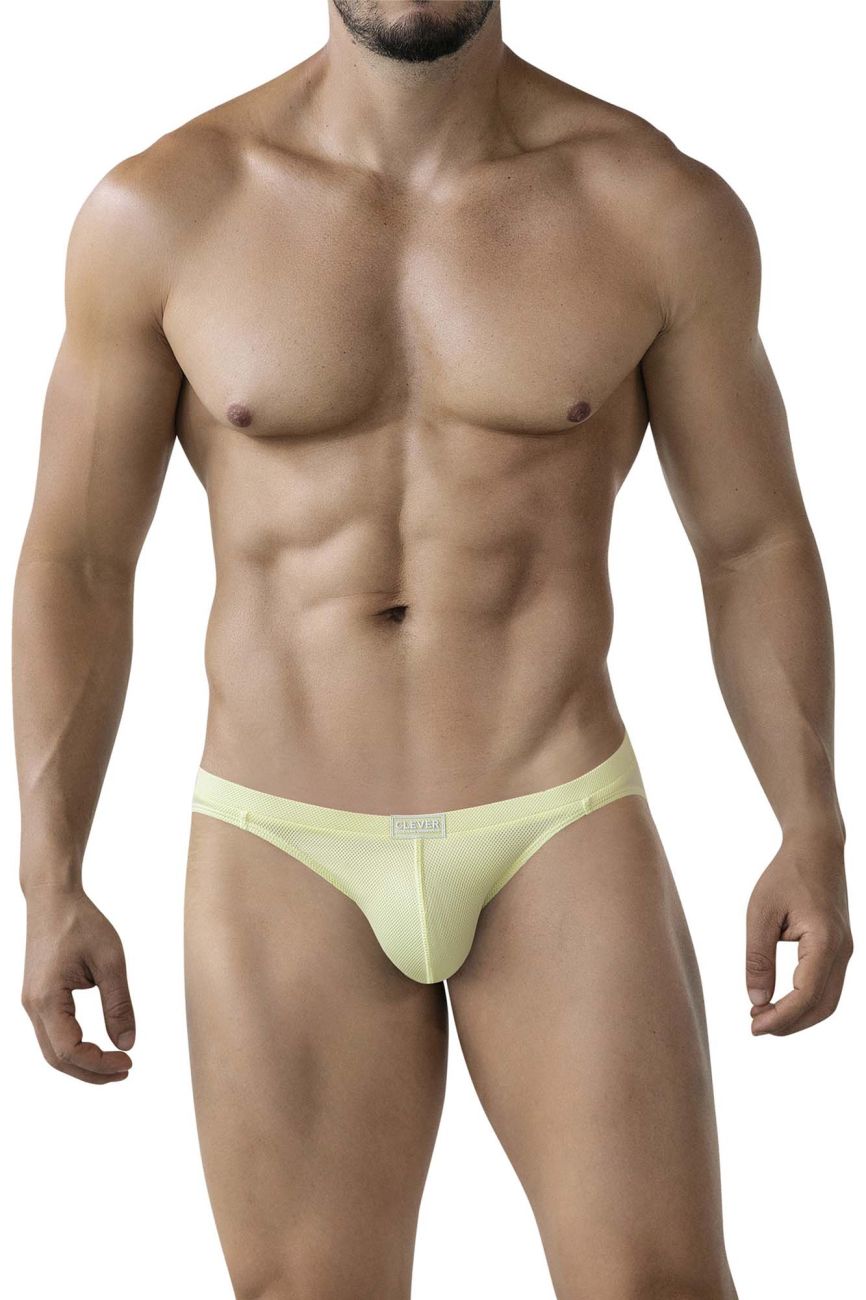 Clever Moda Reto Briefs - Light Yellow