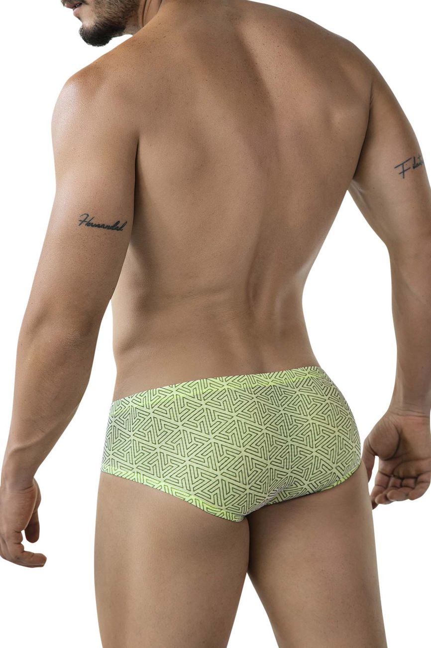 Clever Moda Neon Trunks - Green