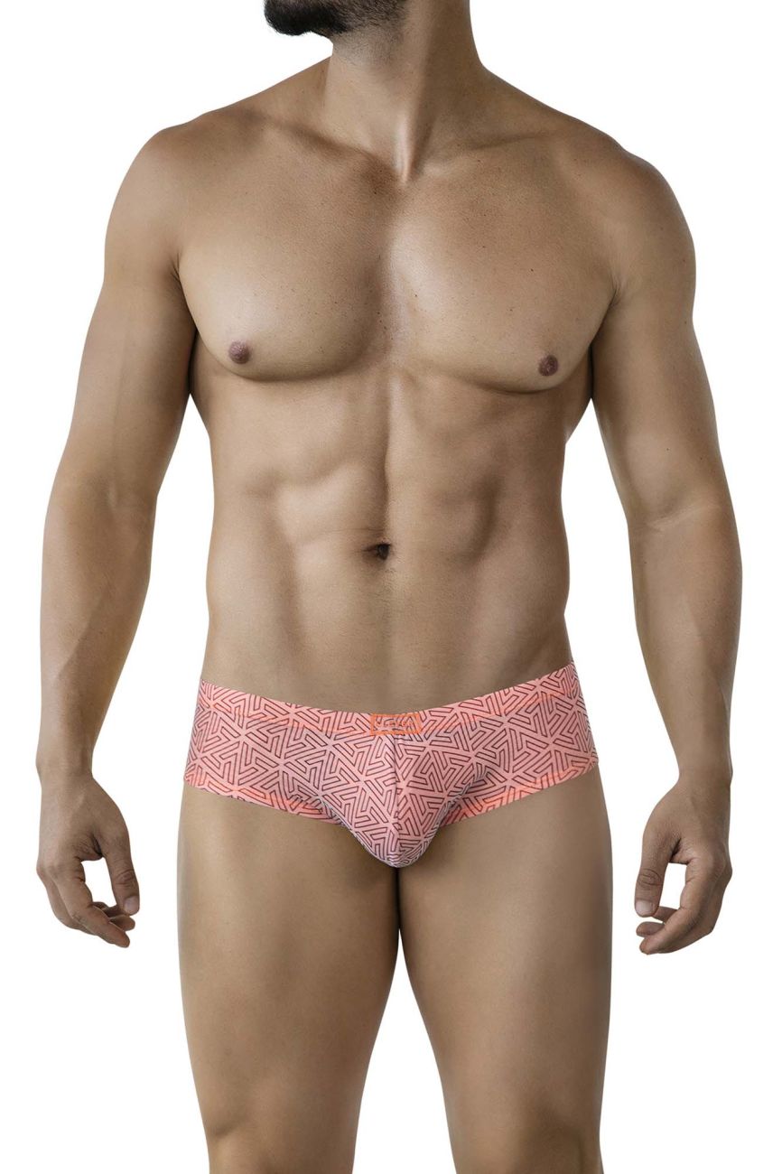 Clever Moda Neon Trunks - Orange
